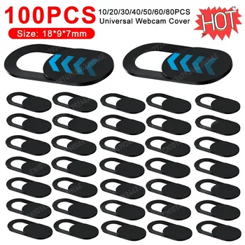 10-100PCS WebCam Cover Shutter Magnet Slider Plastic Universal Antispy Camera Cover For Laptop iPad PC Macbook Privacy Sticker 1