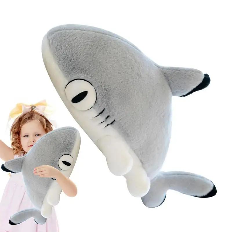 

70cm Lovely Shark Plush Doll Kawaii Soft PP Cotton Filling Stuffed Animal Pillow Home Office Sleeping Cushion Perfect Gift