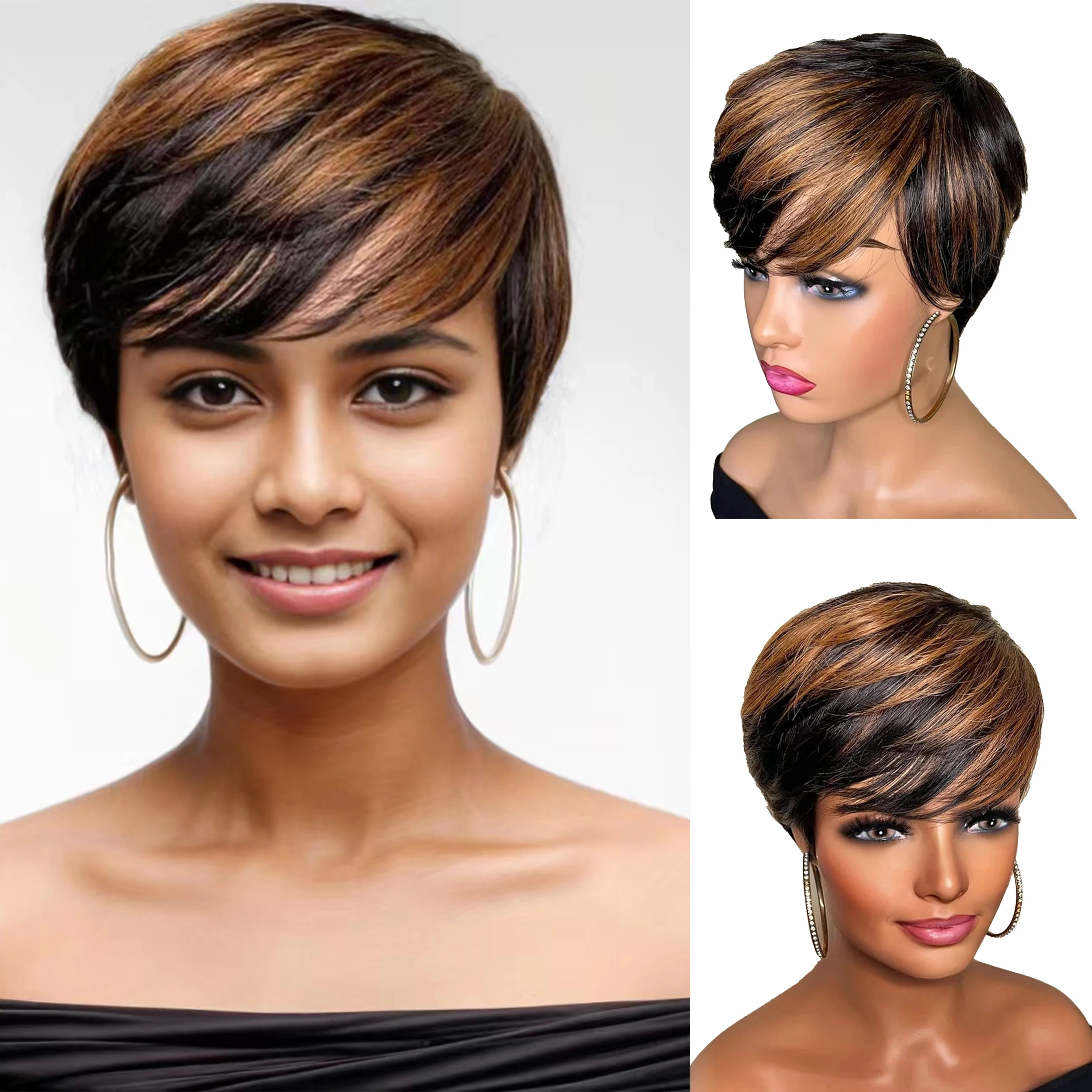 Pixie Cut com Franja Lateral: A Escolha Perfeita para Mulheres Negras que  Buscam Estilo e Naturalidade, image size:2362x2362