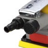 HIFESON Grindering Machine Car Air Sander Polisher With 20Pcs Sandpaper Pneumatic Cars Polishing Grinder Tool Square 70*100mm 5
