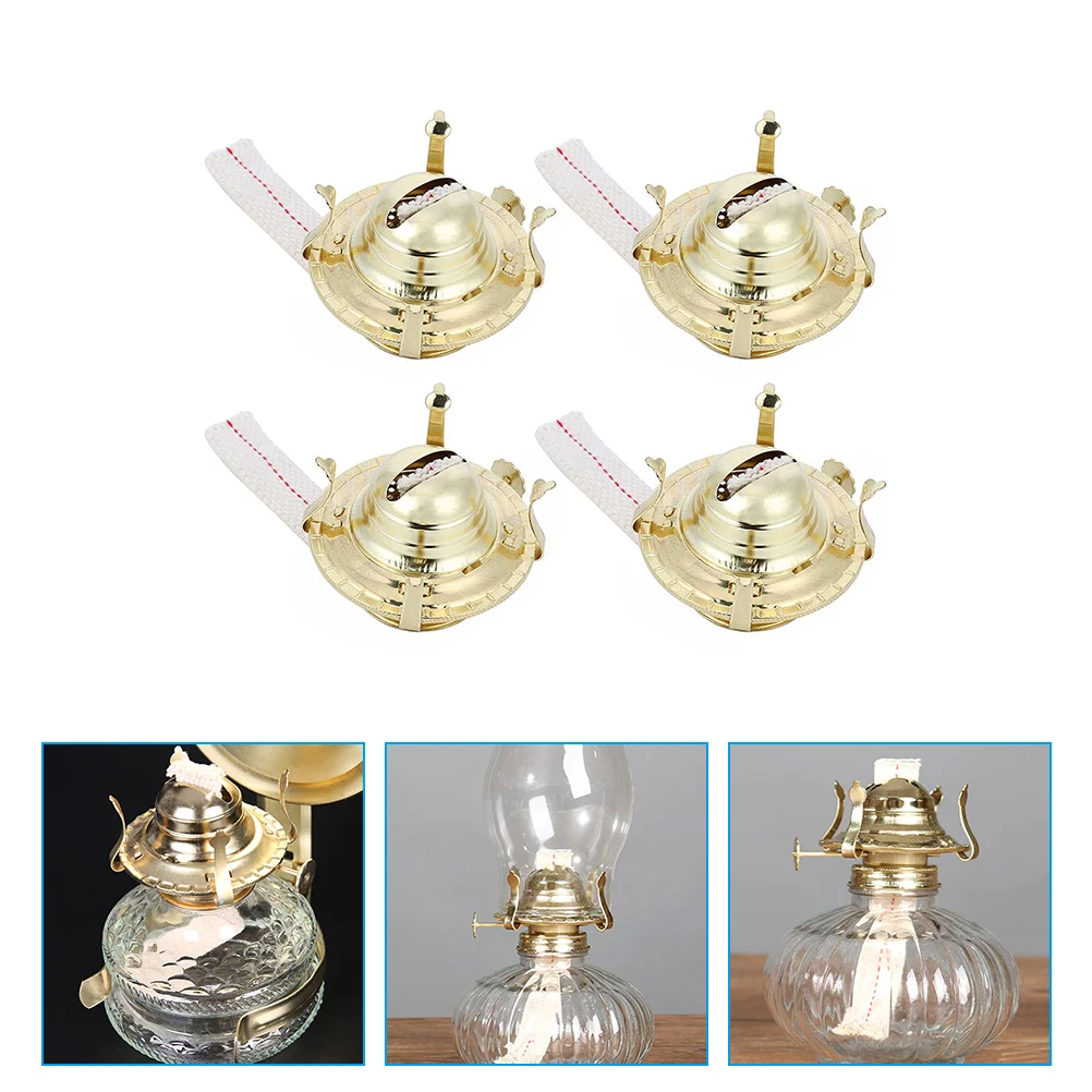 

Керосиновая лампа, горелки, винтажный держатель масляной лампы с фитильным светильником, металлический регулятор, стеклянная масляная лампа, крышка и фитиль, аксессуары