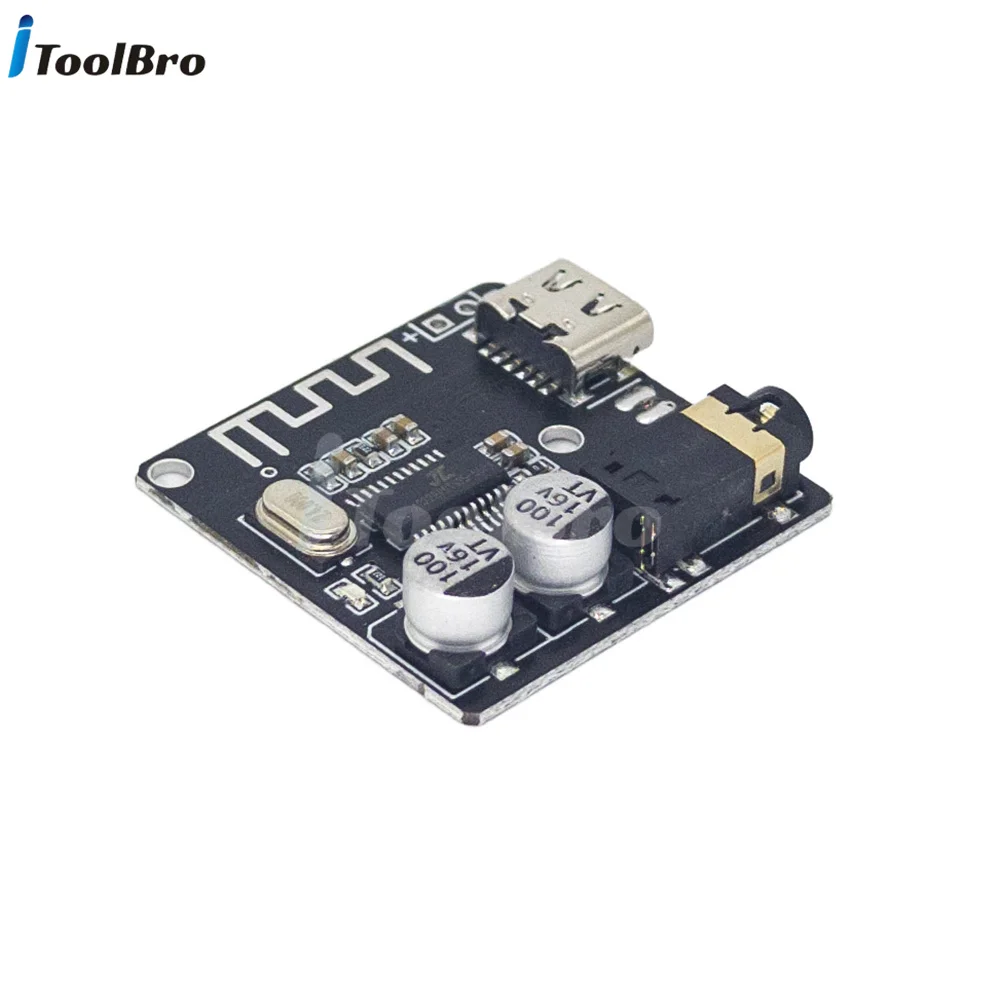 Type-C Bluetooth Audio Receiver Board VHM-314 Bluetooth 5.0 MP3 Lossless Decoder Board Wireless Stereo Music Module 3.7-5V