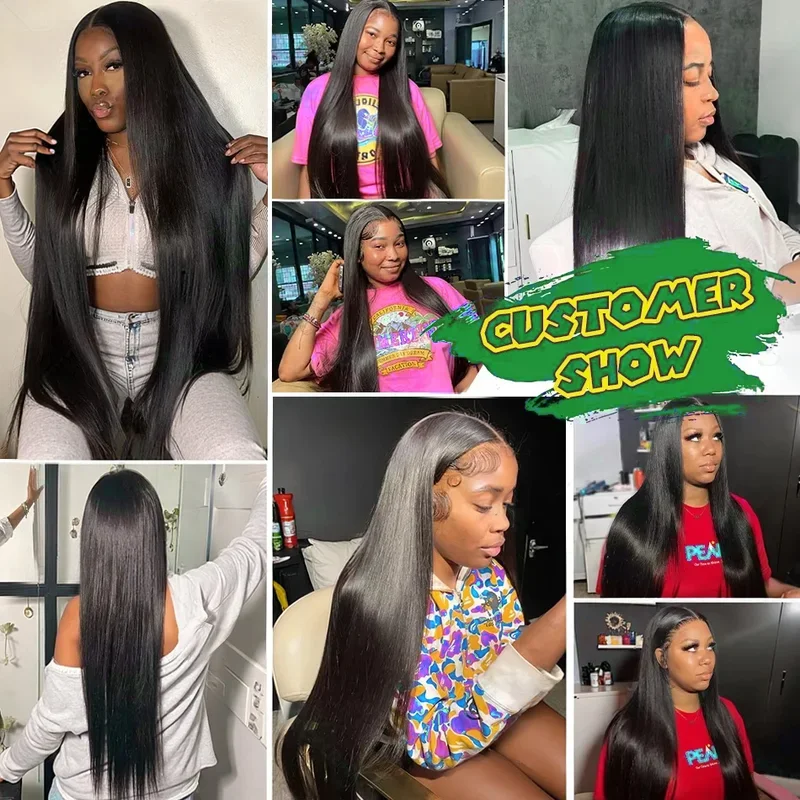 30 32 Inch 14A Bone Straight Human Hair Bundle Natural Black 3 4 Bundles Remy Unprocessed Virgin 100% Raw Human Hair Extensions