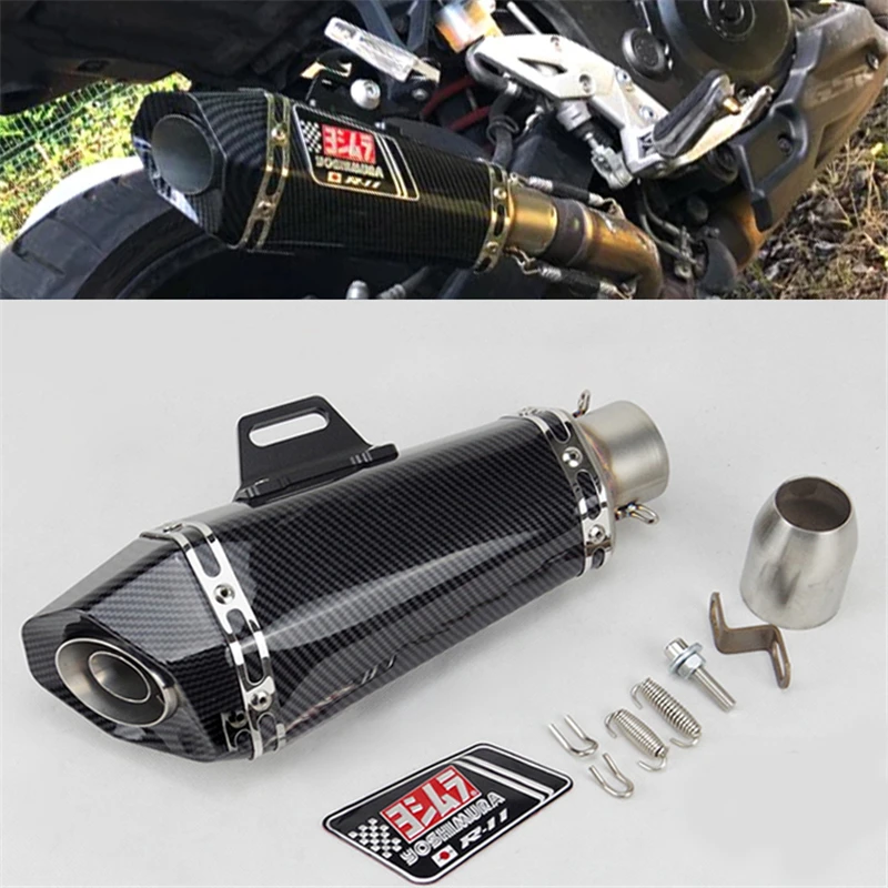 51mm Inlet Universal Motorcycle for Yoshimura Exhaust Muffler FZ1 R6