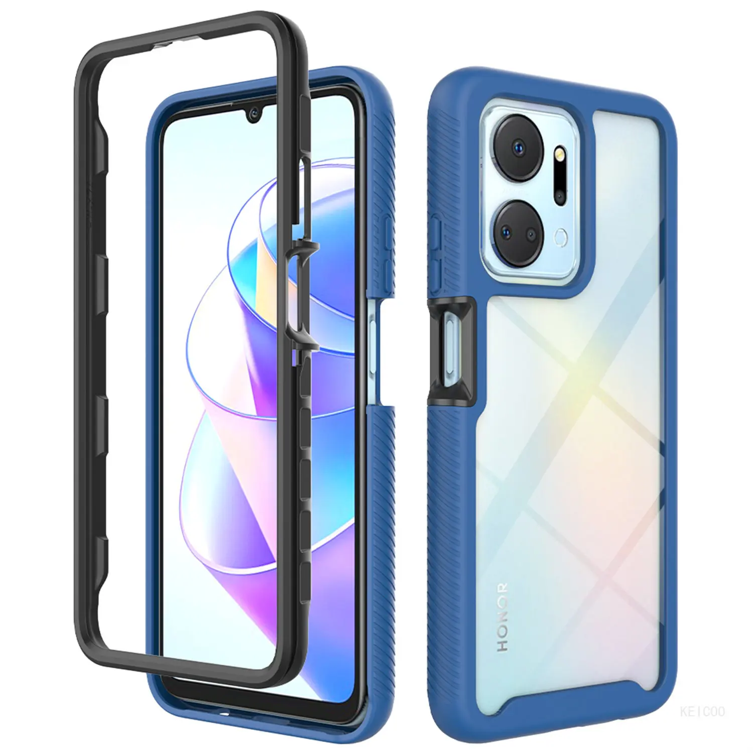 Cover Trasparente Per Huawei Honor X7A X8A X 7 8 A Rky-Lx2 Crt-Lx1 Crt-Lx2 Crt-Lx3 Custodia Custodia Protettiva Anti-Caduta Custodie In Silicone