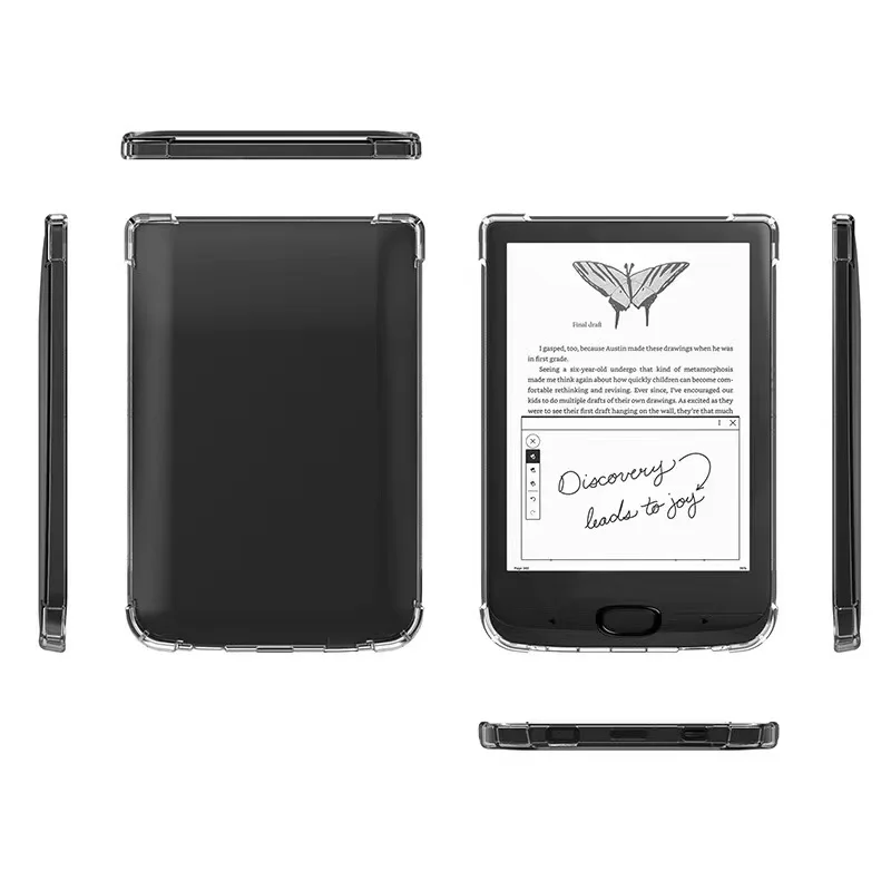 Clear TPU Back Cover Slim Shockproof Case with Airbag Protection