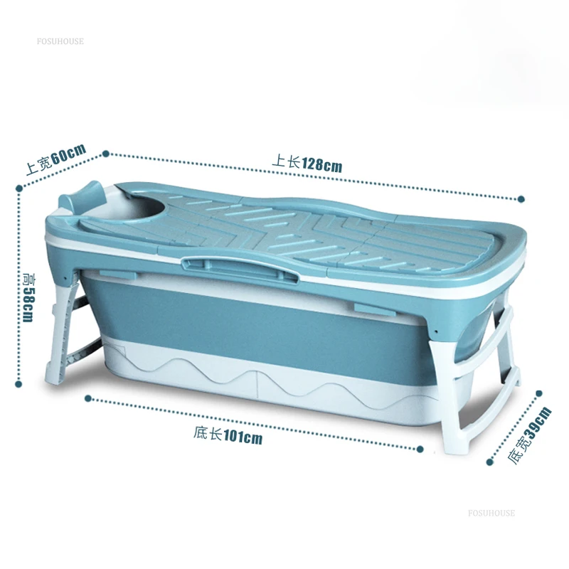 Household Bathroom Folding Bathtub Adult Large Bath Bucket Full Body Bath Bucket Basin Thickened Portable foldable bath bucket