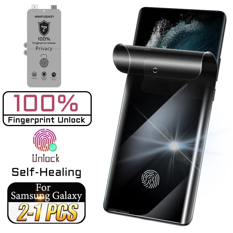 Self-Healing Scratch-Proof Privacy Film Screen Protector with Anti-Spy Technology