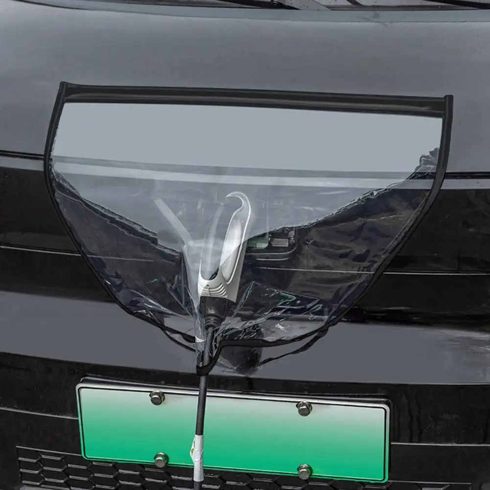 Electric Vehicle Charger Port Cover Magnetic Suction Universal Rainproof for Tesla Model 3 Y SUV Car Accessories