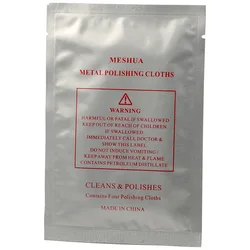 Premium Soft Polishing Cloth for Efficient Cleaning of Jewelry and Watches (1 pack of 4 tablets)