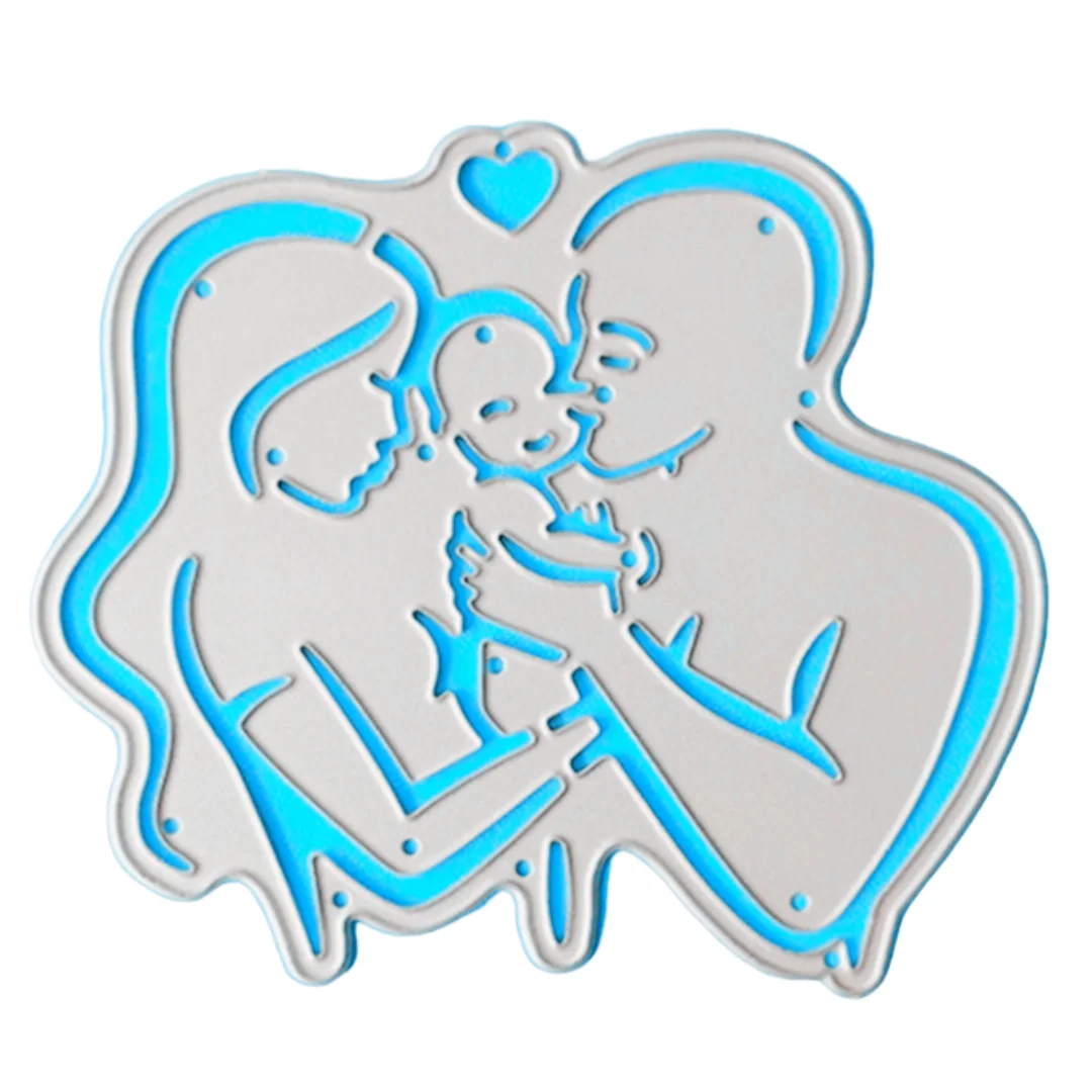 

YINISE Family Metal Cutting Dies For Scrapbooking Stencils DIY Album Cards Decoration Embossing Folder Die Cuts Template New