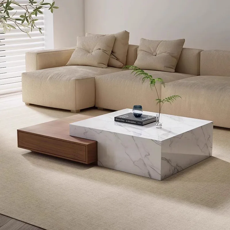 

Wood Side Coffee Table Luxury Nesting Funky Minimalist Design Modern Coffee Table Nordic Wohnzimmer Tisch Living Room Furniture