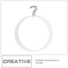 10 Pcs White Bikini Display Stands Round Underwear Racks Drying Shelf Circle Shape Swimsuit Hanger Home Storage ganization 3