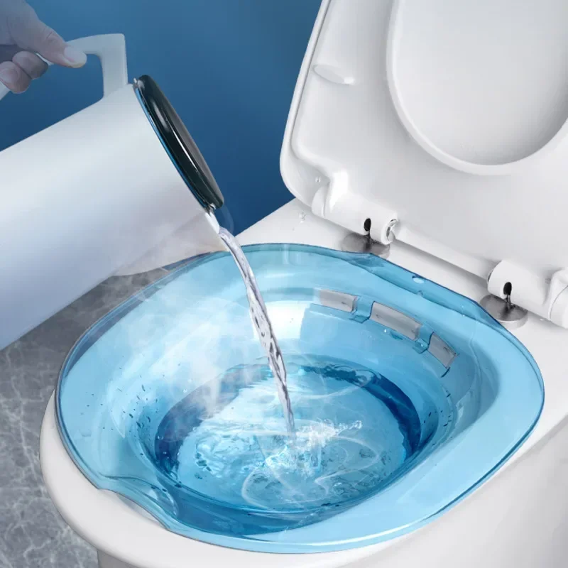 Maternity Sitz Bath Non-Fluorescent Basin Sturdy Wash Bowl Heat-Resistant Comfortable Pregnant Women Basin High