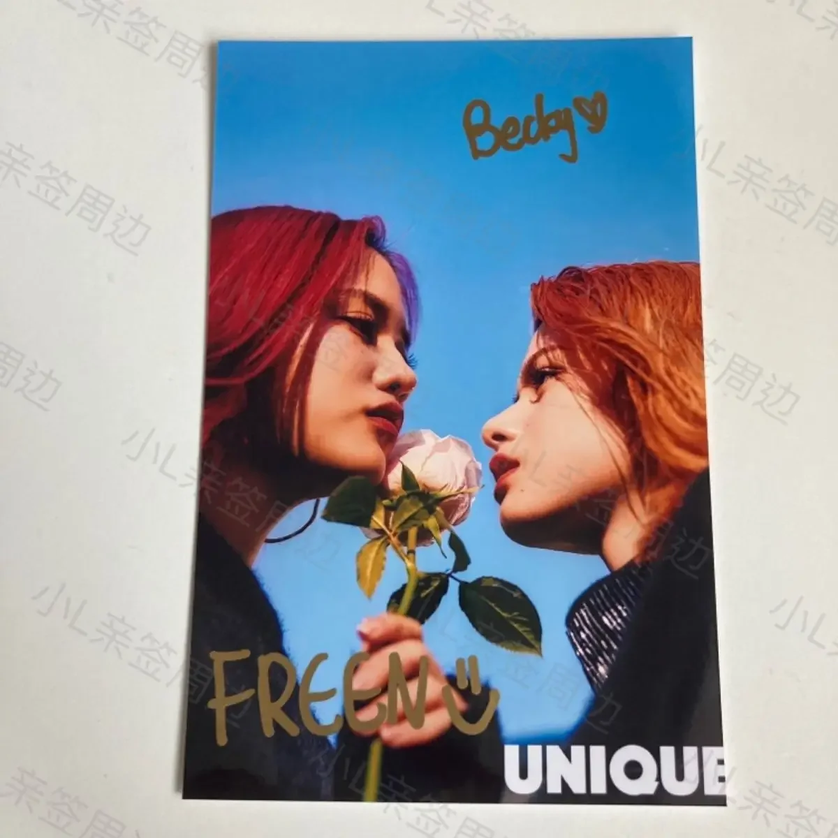 IDOLFACTORY Thai Drama The Pink Theory FreenBecky Signature Photo