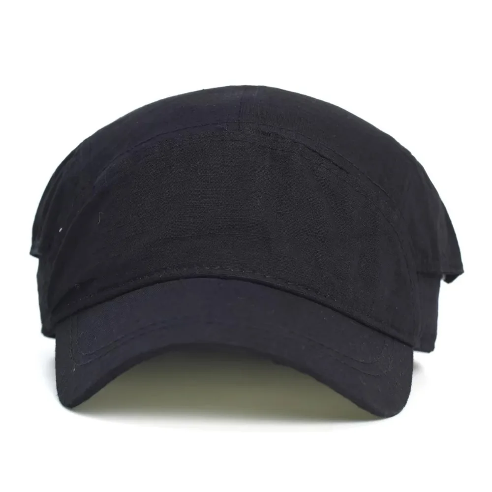 Trucker Style Cotton Baseball Cap Adjustable Soft-top Short-brimmed Caps Low Profile Caps Four Seasons