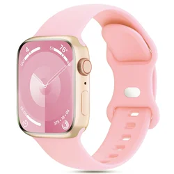 Silicone Watchbands for Apple Watch - Versatile Colors and Durable Design (Retro rose 19)