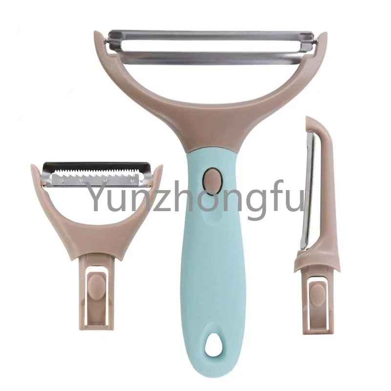 

Promotional Multifunctional Stainless Steel 3 in 1 Fruit Peeler and Vegetable Peeler Slicer