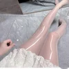 Authentic Horse Oil Shiny Sexy Smooth High Density Large Size Pantyhose Anti-Catch Oil Luminous Home Long Tube Socks