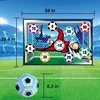 Football Training Velcro Set Indoor Soccer Target Areas Practice Shoot Improve Soccer Skills Multiplayer Competitive Toys Gifts 4