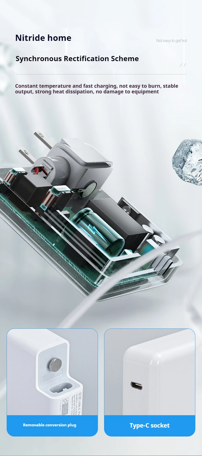 30W 61W 87W 96W USB PD Charger Power AC Adapter For MacBook Pro 16 15 New Air 13 Inch 2020/2019/2018 Works With Type C_voghion.com