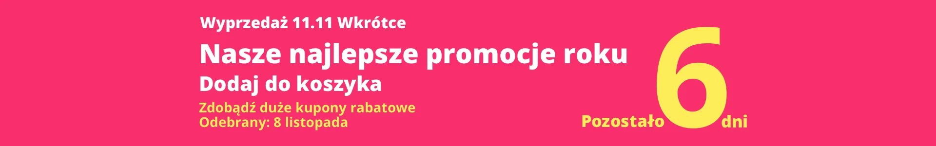 Wyprzedaż 11.11