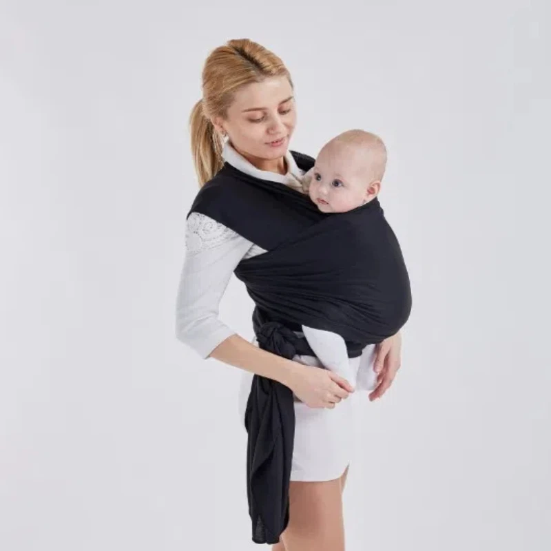 Baby Wrap Carrier Newborn to Toddler Stretchy Cotton Travel