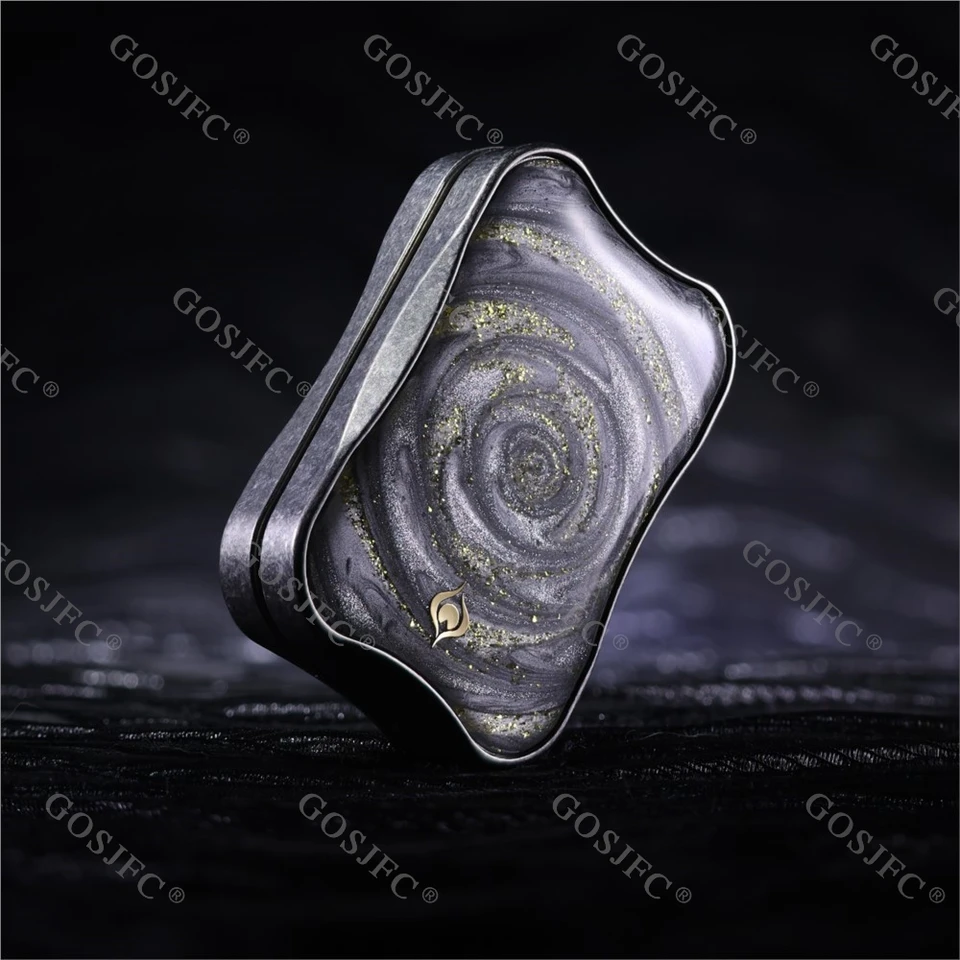 Peacock Aura Sand Slim Pro Unlimited Pushing Slider Fidget Slider