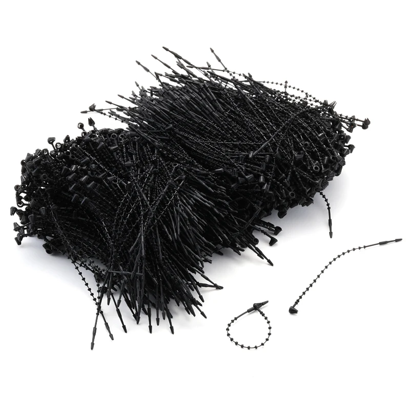 50pcs 8cm 13cm Locks PP Commodity Clothes Price Label Tagging Pins Plastic Loop Pin Lock Pins Rope Pin Line Tag X23