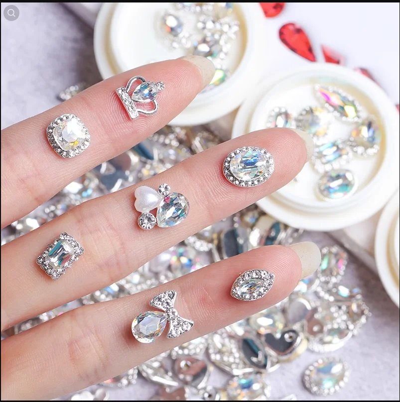 designer nail charms