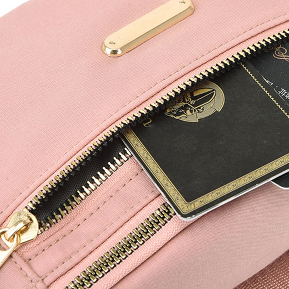 New Women Waist Bag Fanny Pack Zipper Oxford Chest Bags