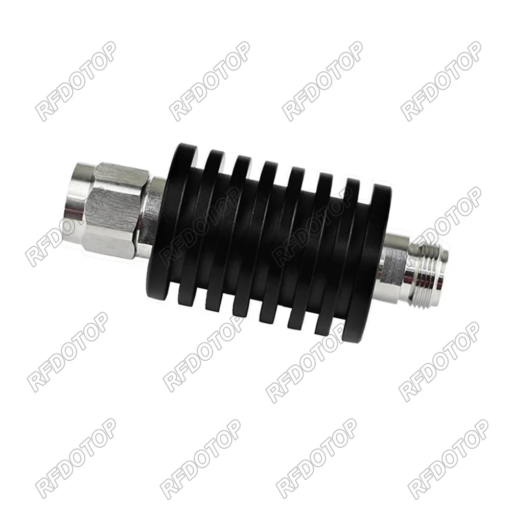 para conector femea n atenuador coaxial rf vswr 12 50 ohms 01