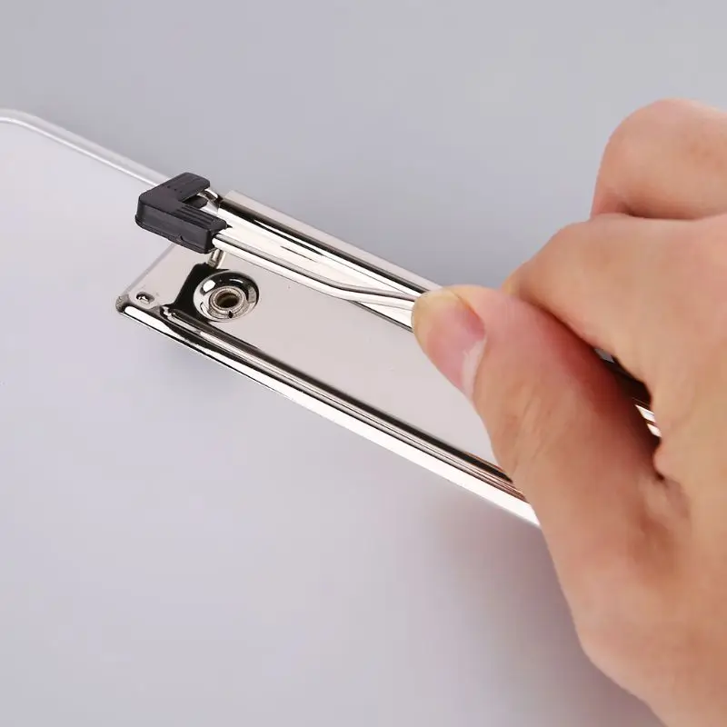 Writing Clipboard Portable Aluminum Alloy Antislip File Hardboard Paper