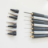 0.3/0.5/0.7/2.0mm Mechanical Pencil Low Center of Gravity Metal Drawing Special Pencil Office School Writing Art Supplies 4