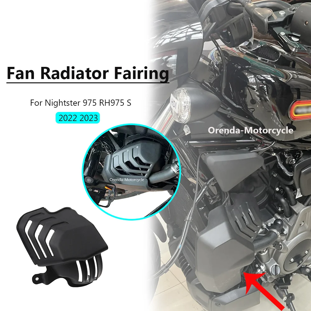 Rh975 Radiator Protection New Motorcycle Fan radiator fairing Air deflector protective cover ...