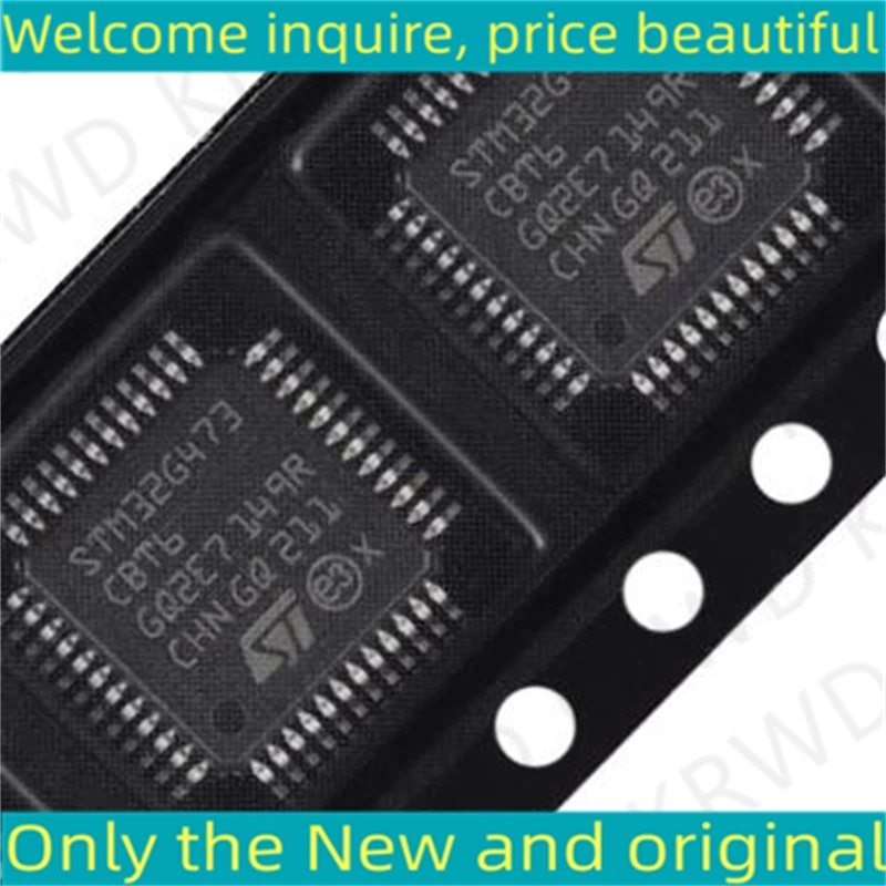 

5 шт. STM32G473 CBT6, новые и яркие STM32G473CBT6 STM32G473 LQFP48