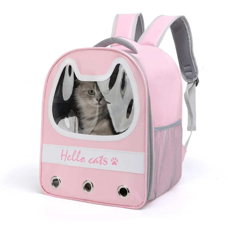 Pet Cat Backpacks Breathable Outdoor Cat Carrier Shoulder Bag for Small