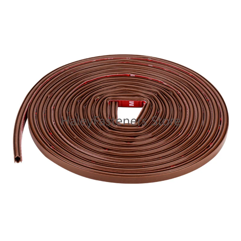 Joint D'angle De Porte Auto-adhésif - Lot De 8 Pièces - Dimensions 2x1,7 Cm - Couleur Marron - Neuf