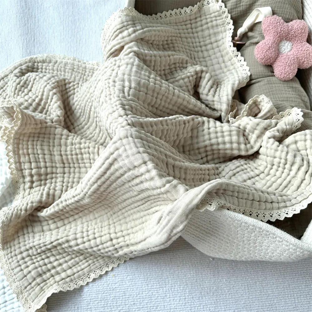Baby Blanket Newborn 6 Layers Muslin Swaddle Wrap Soft Toddler Kids Bath Towel Infant Baby Crib Stroller Receiving Blankets cotton muslin blanket cotton blanket swaddle blanket cotton swaddle cotton gauze blanket