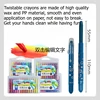 12/36/48 Twistable Crayons Washable Smooth Texture Crayon for Kids, Easy To Clean for Coloring, DIY Craft Project, Art Supplies 3