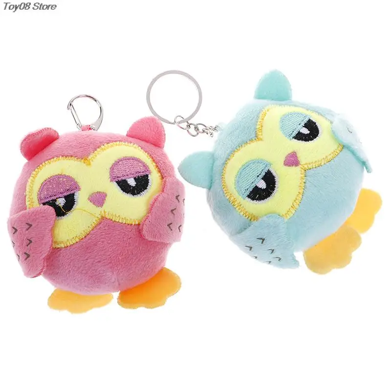 new-9cm-owl-key-chain-toys-plush-stuffed-animal-owl-toy-small-pendant