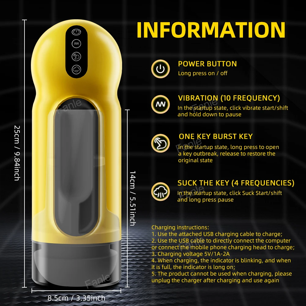 Automatic Male Masturbator Cup Blowjob Sucking Sex Machine Suction Blowjob Vagina Masturbation Pussy Vibrator Sex Toys for Men