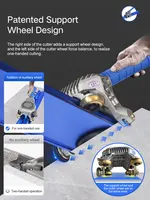 200cm Portable Rock Slab Tile Tile Cutting Knife High Precision Manual Push Knife New Track Cutting Machine 2