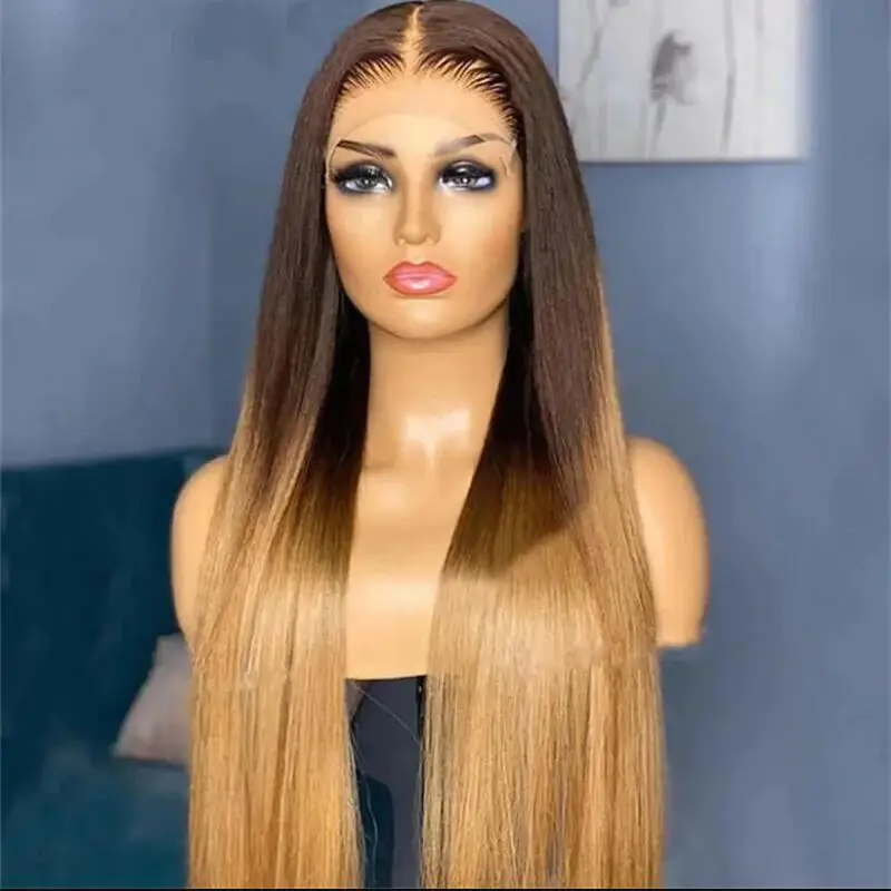 180density-soft-long-26-“-ombre-blonde-brown-silky-straight-lace-front-wig-for-women-babyhair-preplucked-heat-resistant-glueless