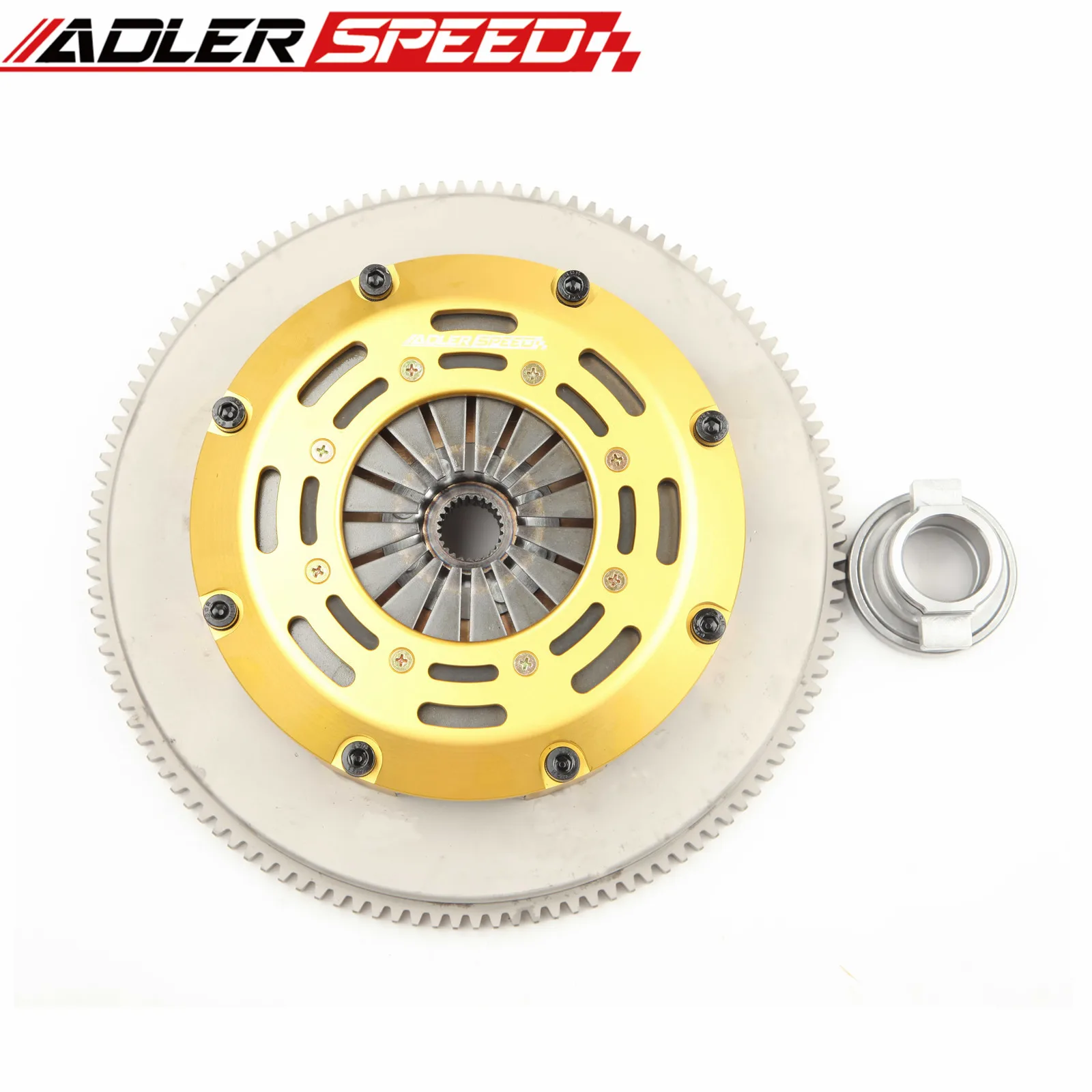 ADLERSPEED 7.25인치(185mm) 레이싱 클러치 트윈 디스크 키트 (닛산 스카이라인 RB20DET RB25DET 5단용)