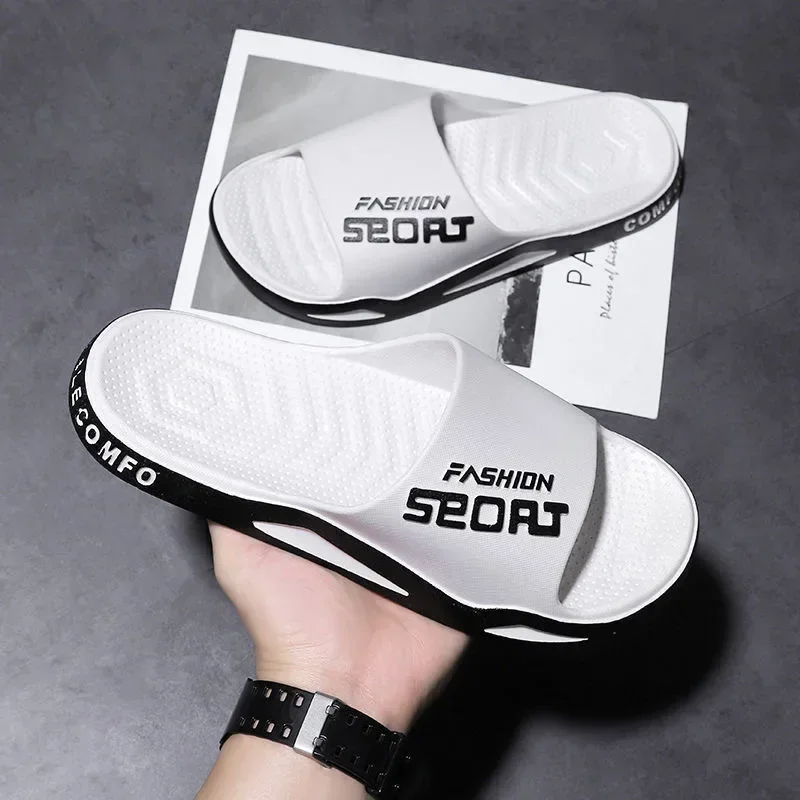 

Men's Slippers Fashion Outwear Home Indoor Bathroom Thick Bottom Simple Men's Slippers