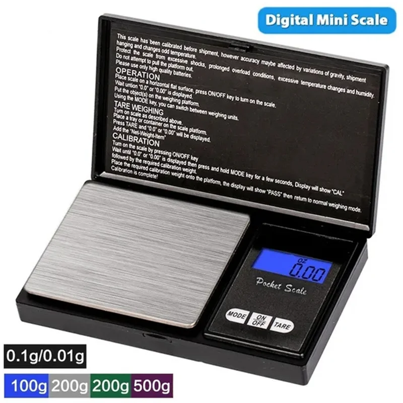 Balance de cuisine Mini échelle de précision numérique 0,01 - 200
