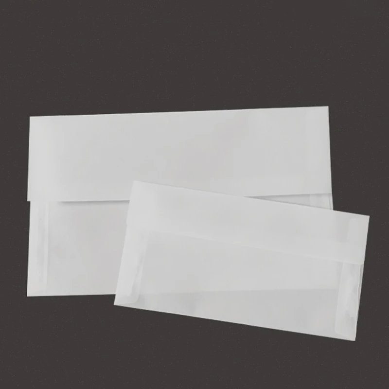 Wedding Invitation Sulfuric Acid Paper Envelope Semi-transparent 30pcs/lot Diy Postcard Storage Gift Packing High-grade Business