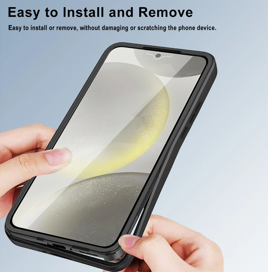 360° Shockproof Protective Case with Front and Back Coverage