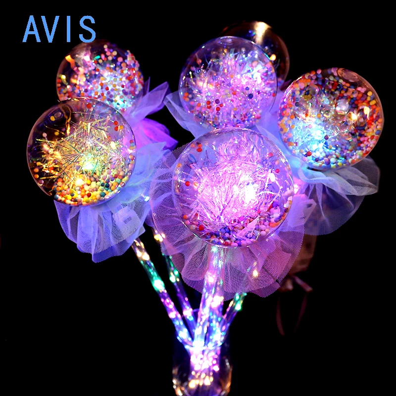 

Shining Fairy Stick Shining Magic Stick 10Pcs Starlight Sticks for Party Birthday Super Star Princess LED Light Up Magic Wand